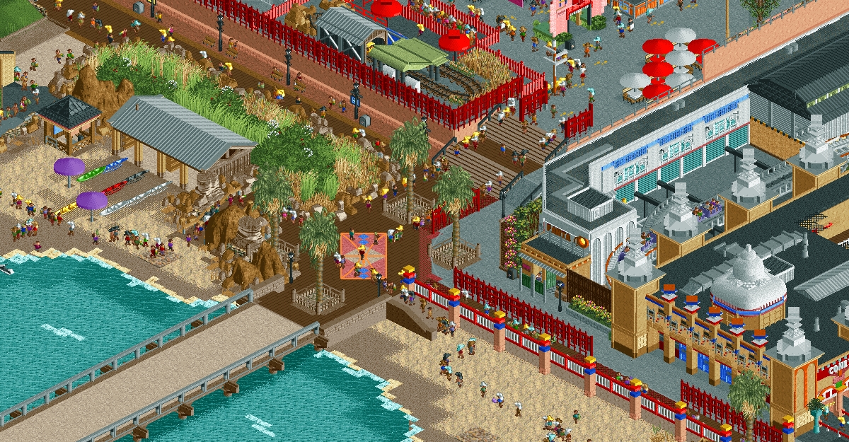This RollerCoaster Tycoon ride takes 12 real-world years to complete