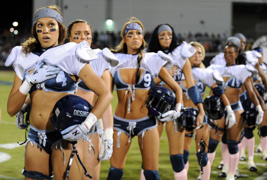 Lingerie football: easy to say why men watch, less so why women